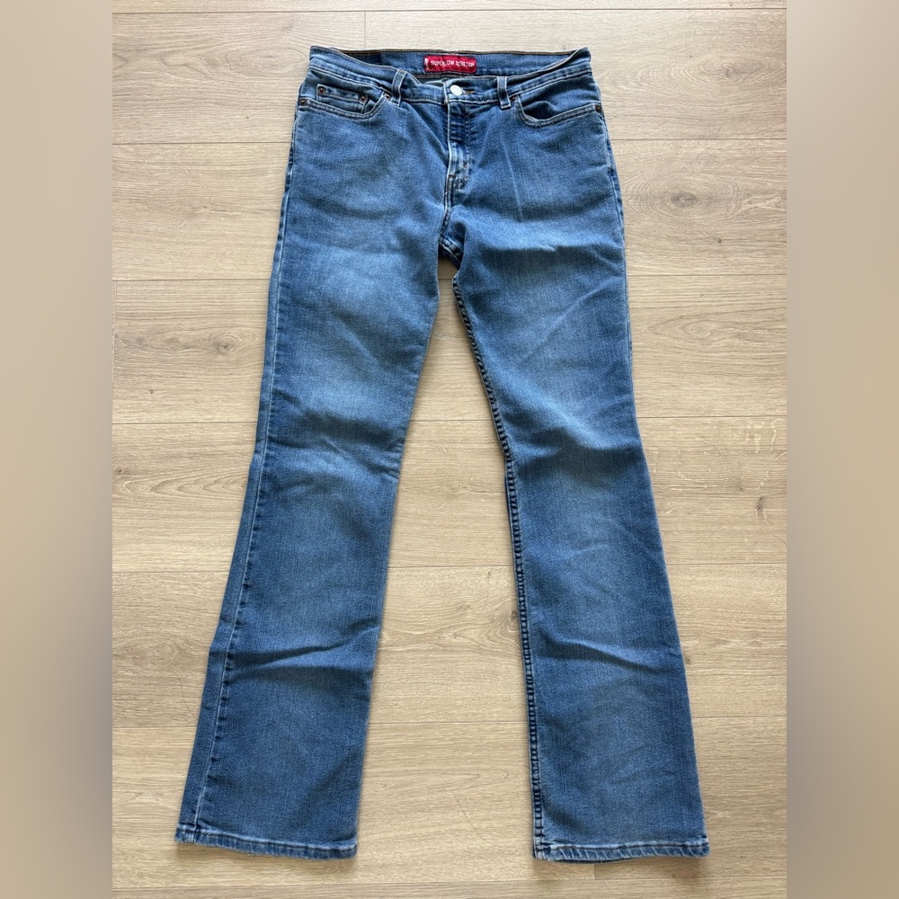 Levi's Blue Flare & Wide Leg Jeans - Picture 2 of 8